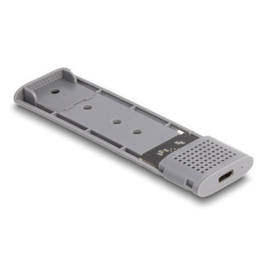Delock Θήκη Για M.2 Nvme Pcie/Sata Ssd 42019, Tool Free, 10Gbps, Μαύρη Delock Θήκη Για M.2 Nvme Pcie/Sata Ssd 42019, Tool Free, 10Gbps, Μαύρη