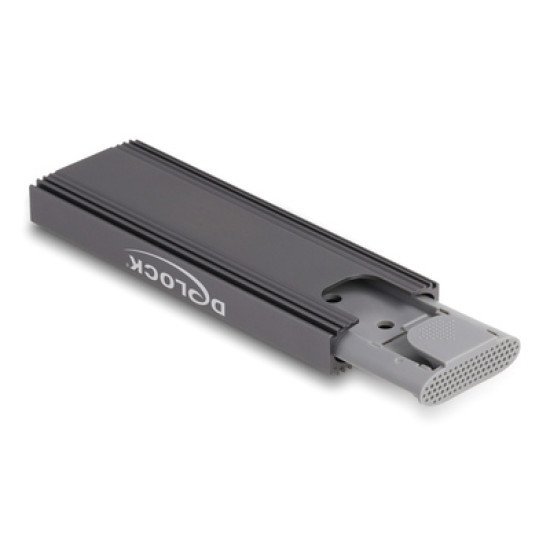 Delock Θήκη Για M.2 Nvme Pcie/Sata Ssd 42019, Tool Free, 10Gbps, Μαύρη Delock Θήκη Για M.2 Nvme Pcie/Sata Ssd 42019, Tool Free, 10Gbps, Μαύρη