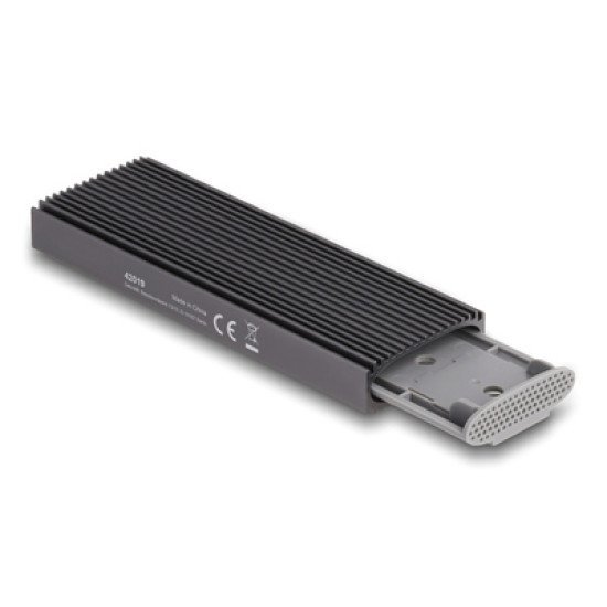 Delock Θήκη Για M.2 Nvme Pcie/Sata Ssd 42019, Tool Free, 10Gbps, Μαύρη Delock Θήκη Για M.2 Nvme Pcie/Sata Ssd 42019, Tool Free, 10Gbps, Μαύρη