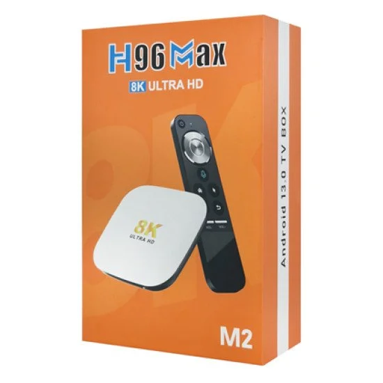 H96 Tv Box Μ2, 8K, Rk3528, 4/64Gb, Wifi 6, Android 13, Voice Assistant