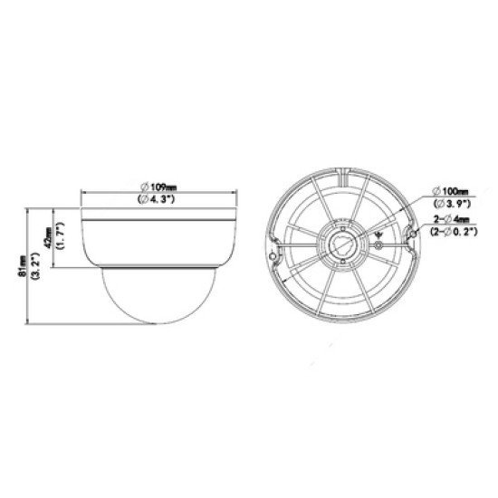 Uniarch Ip Κάμερα Ipc-D125-Pf28, 2.8Mm, 5Mp, Ip67/Ik10, Poe, Ir Έως 30M