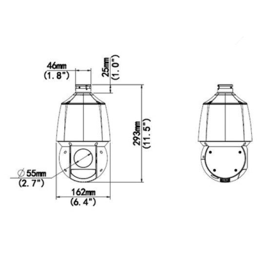 Uniarch Ip Κάμερα Ipc-P413-X20K, 3Mp, Poe+, Ptz, 20X Zoom, Sd, Ip66