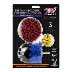 Moje Auto Σετ Βούρτσες Καθαρισμού 19-628 Για Δράπανο, 3Τμχ