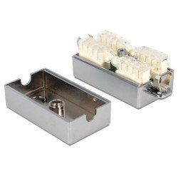 Delock Κυτίο Σύνδεσης Καλωδίων Δικτύου 86243, Cat 6A Lsa, Stp, Tool-Free
