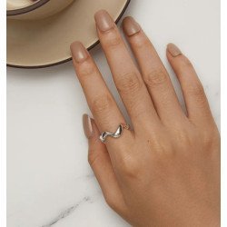 Bamoer Δαχτυλίδι Scr954-E, Ανοιγόμενο, Ασήμι 925, Ασημί Bamoer Δαχτυλίδι Scr954-E, Ανοιγόμενο, Ασήμι 925, Ασημί