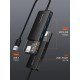 Cabletime Usb Hub Ct-Hubt2-Pb, 4X Θυρών, 5Gbps, 1M, Μαύρο