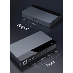 Cabletime Multi-Port Σε Hdmi Switch Ct-Ps41-Gb1, 4 Σε 1, 4K/60Hz, Γκρι Cabletime Multi-Port Σε Hdmi Switch Ct-Ps41-Gb1, 4 Σε 1, 4K/60Hz, Γκρι