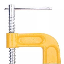 Deli Σφιγκτήρας Τύπου C Dl-G205 Με Μέγιστο Άνοιγμα 125Mm, Κίτρινος Deli Σφιγκτήρας Τύπου C Dl-G205 Με Μέγιστο Άνοιγμα 125Mm, Κίτρινος