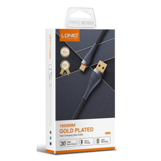 Ldnio Καλώδιο Micro Usb Σε Usb Ls691, 30W, 1M, Γκρι Ldnio Καλώδιο Micro Usb Σε Usb Ls691, 30W, 1M, Γκρι