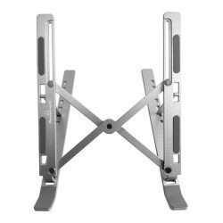 Powertech Μεταλλική Βάση Laptop Pt-1160, Έως 18", Foldable, Ασημί