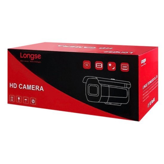 Longse Ip Κάμερα Bmsdfg400W, Wifi, 2.8Mm, 1/3" Cmos, 4Mp, Sd, Ip67