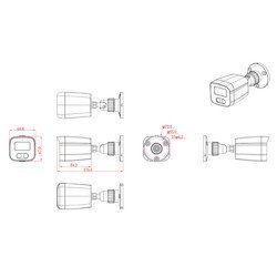Longse Υβριδική Κάμερα Bmsdthc500Fkew, 2.8Mm, 8Mp, Ip67, Led Έως 25M