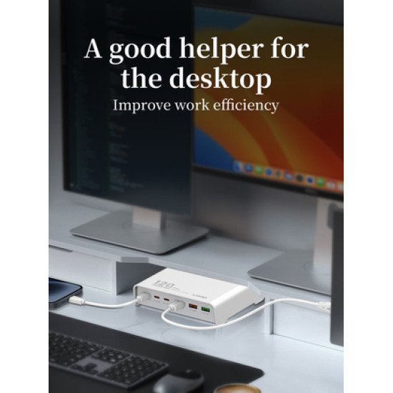 Ldnio Σταθμός Φόρτισης Q605, 3X Usb-C & 3X Usb, 120W, Pd/Qc, Μαύρος Ldnio Σταθμός Φόρτισης Q605, 3X Usb-C & 3X Usb, 120W, Pd/Qc, Μαύρος