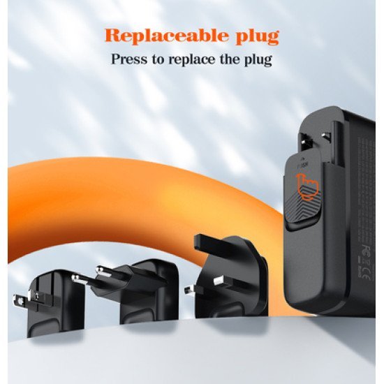 Ldnio Σταθμός Φόρτισης A6140C, 3X Usb-C/3X Usb, 140W, Pd/Qc, Gan, Μαύρος Ldnio Σταθμός Φόρτισης A6140C, 3X Usb-C/3X Usb, 140W, Pd/Qc, Gan, Μαύρος