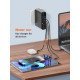 Ldnio Σταθμός Φόρτισης A6140C, 3X Usb-C/3X Usb, 140W, Pd/Qc, Gan, Μαύρος Ldnio Σταθμός Φόρτισης A6140C, 3X Usb-C/3X Usb, 140W, Pd/Qc, Gan, Μαύρος