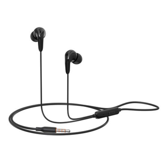 Celebrat Earphones Με Μικρόφωνο G26, 3.5Mm, 1.2M, Μαύρα Celebrat Earphones Με Μικρόφωνο G26, 3.5Mm, 1.2M, Μαύρα