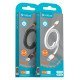 Celebrat Καλώδιο Micro Usb Σε Usb Cb-33M, Flat, 2.1A, 1M, Μαύρο Celebrat Καλώδιο Micro Usb Σε Usb Cb-33M, Flat, 2.1A, 1M, Μαύρο