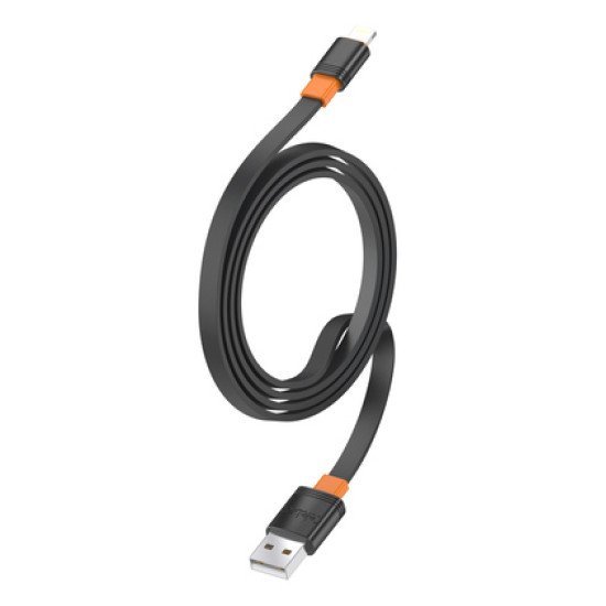 Celebrat Καλώδιο Lightning Σε Usb Cb-33L, Flat, 2.4A, 1M, Μαύρο Celebrat Καλώδιο Lightning Σε Usb Cb-33L, Flat, 2.4A, 1M, Μαύρο
