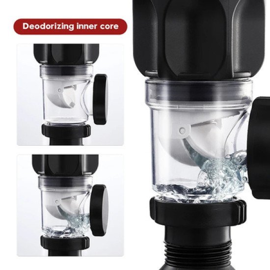 Εύκαμπτο Σιφώνι Νιπτήρα Huh-0139, Μπάνιου/Κουζίνας, Φ32Mm, Λευκό