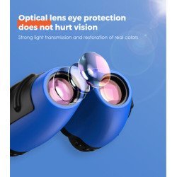 Apexel Κιάλια Aps-Pb8X21 Για Παιδιά, 8X Zoom, Φ 21Mm, Μπλε