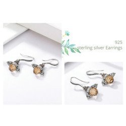 Bamoer Σκουλαρίκια Κρεμαστά Yie230-A, Κυβική Ζιρκόνια, Ασήμι 925, Ασημί Bamoer Σκουλαρίκια Κρεμαστά Yie230-A, Κυβική Ζιρκόνια, Ασήμι 925, Ασημί