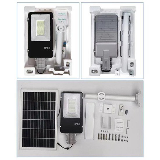 Powertech Led Ηλιακός Προβολέας Hll-0124 Με Χειριστήριο, 80W, 5000Mah Powertech Led Ηλιακός Προβολέας Hll-0124 Με Χειριστήριο, 80W, 5000Mah