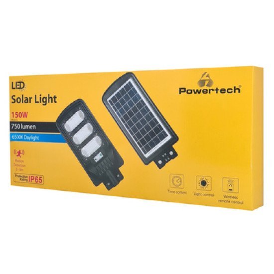 Powertech Led Ηλιακός Προβολέας Hll-0127 Χειριστήριο, Pir 150W, 10000Mah Powertech Led Ηλιακός Προβολέας Hll-0127 Χειριστήριο, Pir 150W, 10000Mah