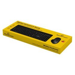 Powertech Set Ποντίκι & Πληκτρολόγιο Pt-1154, 2.4Ghz & Bluetooth, Μαύρο