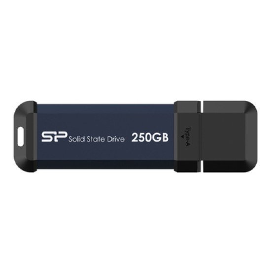 Silicon Power Usb Flash Drive Ms60, 250Gb, 600/500Mbps, Μπλε