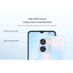 Oukitel Smartphone C36, 6.56", 4/128Gb, Octa-Core, 5150Mah, Μαύρο