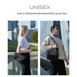 Arctic Hunter Τσάντα Ώμου K00568 Με Θήκη Tablet, 4L, Μαύρη