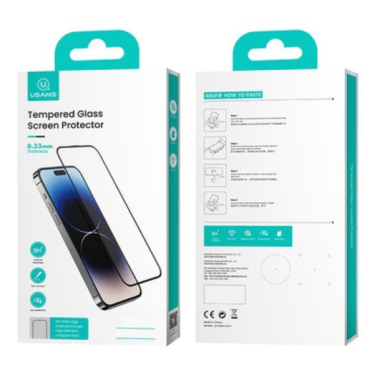 Usams Tempered Glass Για Iphone 15 Us-Bh862, 0.33Mm