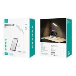 Usams Ασύρματος Φορτιστής Us-Cd195 Με Φωτιστικό, 4 Σε 1, 15W, Λευκός