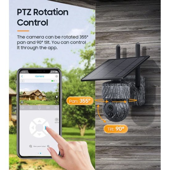 Sectec Smart Ηλιακή Κάμερα Κυνηγού St-517C, 3Mp, 4G, Pir, Ptz, Sd, Ip65 Sectec Smart Ηλιακή Κάμερα Κυνηγού St-517C, 3Mp, 4G, Pir, Ptz, Sd, Ip65