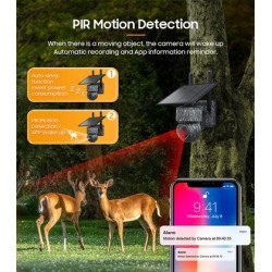 Sectec Smart Ηλιακή Κάμερα Κυνηγού St-517C, 3Mp, 4G, Pir, Ptz, Sd, Ip65 Sectec Smart Ηλιακή Κάμερα Κυνηγού St-517C, 3Mp, 4G, Pir, Ptz, Sd, Ip65