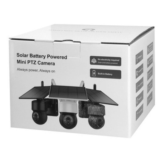 Sectec Smart Ηλιακή Κάμερα Κυνηγού St-517C, 3Mp, 4G, Pir, Ptz, Sd, Ip65 Sectec Smart Ηλιακή Κάμερα Κυνηγού St-517C, 3Mp, 4G, Pir, Ptz, Sd, Ip65