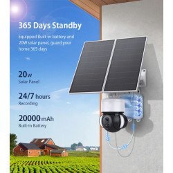 Sectec Smart Ηλιακή Κάμερα St-518, 3Mp, 4G, Pir, Ptz, Sd, 20000Mah, Ip65 Sectec Smart Ηλιακή Κάμερα St-518, 3Mp, 4G, Pir, Ptz, Sd, 20000Mah, Ip65