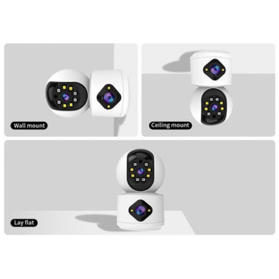 Vstarcam Smart Κάμερα C992Dr, 3Mp, Dual Lens, Wi-Fi, Ptz, Sd Vstarcam Smart Κάμερα C992Dr, 3Mp, Dual Lens, Wi-Fi, Ptz, Sd