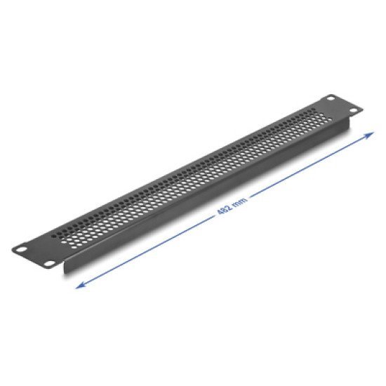 Delock Κάλυμμα Panel 66488 Για 19"/1U Rack, Με Αεραγωγούς, Μαύρο Delock Κάλυμμα Panel 66488 Για 19"/1U Rack, Με Αεραγωγούς, Μαύρο