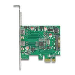 Delock Κάρτα Επέκτασης Pcie X1 Σε 2X Usb-C 90493, 5Gbps
