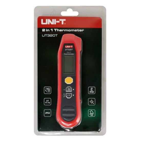 Uni-T Ψηφιακό Θερμόμετρο Τροφίμων Ut320T, -40~300 °C, Ip54 Uni-T Ψηφιακό Θερμόμετρο Τροφίμων Ut320T, -40~300 °C, Ip54