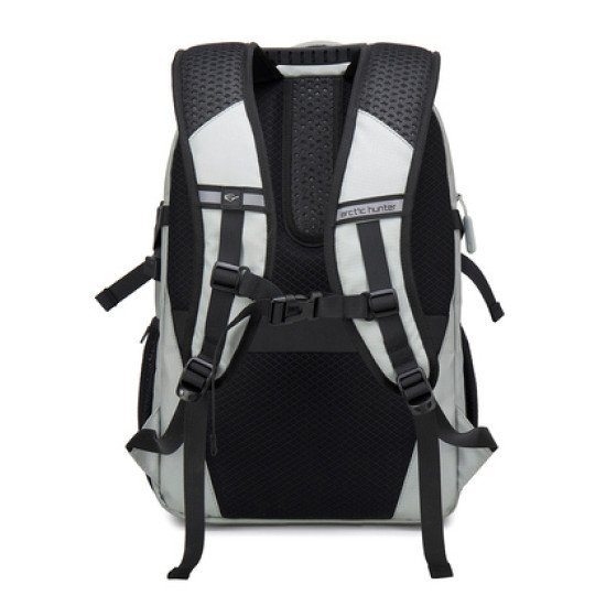 Arctic Hunter Τσάντα Πλάτης B00388 Με Θήκη Laptop 15.6", Usb, 27L, Γκρι Arctic Hunter Τσάντα Πλάτης B00388 Με Θήκη Laptop 15.6", Usb, 27L, Γκρι