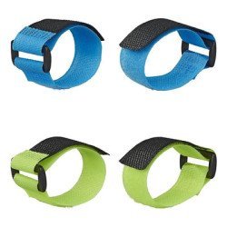 Proplus Ιμάντες Τύπου Velcro 480052, 19X2Cm, Μπλε & Πράσινο, 8Τμχ