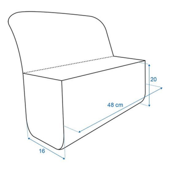 Proplus Θήκη Οργάνωσης Αυτοκινήτου 540227, 48X16X20Cm, Γκρι