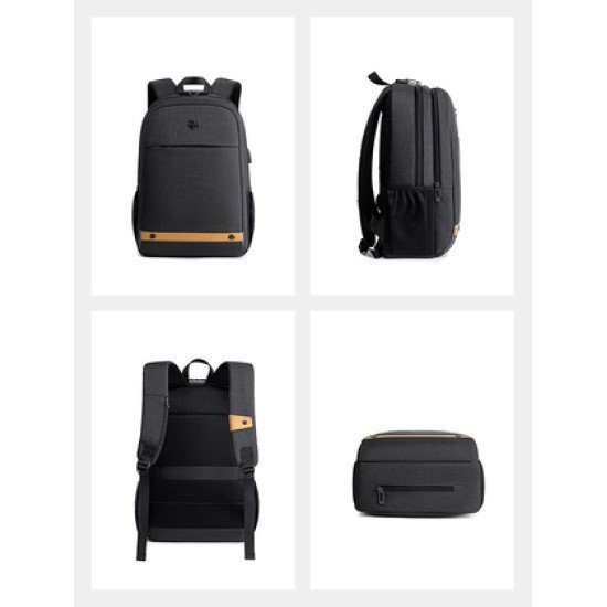 Golden Wolf Τσάντα Πλάτης Gb00375 Με Θήκη Laptop 15.6", 19L, Usb, Μαύρη Golden Wolf Τσάντα Πλάτης Gb00375 Με Θήκη Laptop 15.6", 19L, Usb, Μαύρη