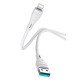 Celebrat Καλώδιο Lightning Σε Usb Cb-18I, 15W 2.4A, 480Mbps, 1M, Λευκό Celebrat Καλώδιο Lightning Σε Usb Cb-18I, 15W 2.4A, 480Mbps, 1M, Λευκό