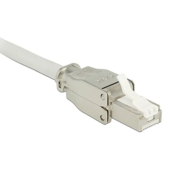 Powertech Βύσμα Δικτύου Rj45 Cab-N351, Cat 6A Stp, Tool-Free, Μεταλλικό Powertech Βύσμα Δικτύου Rj45 Cab-N351, Cat 6A Stp, Tool-Free, Μεταλλικό