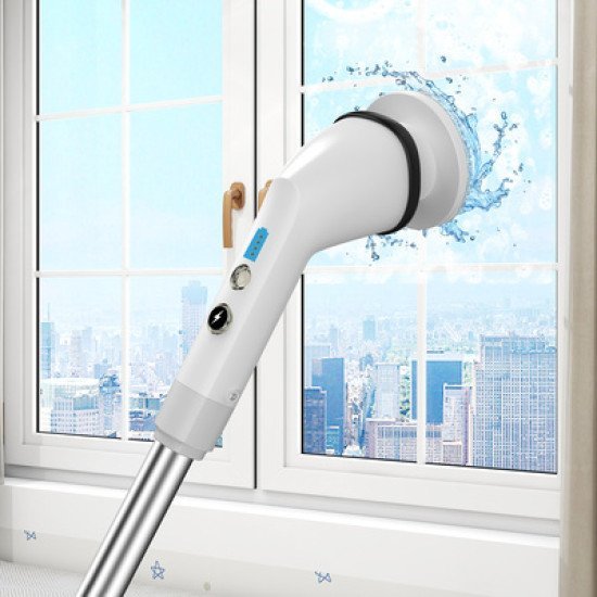 Kinzir Βούρτσα Καθαρισμού Μπαταρίας S1, 7 Σε 1, 300Rpm, 2500Mah, Λευκή Kinzir Βούρτσα Καθαρισμού Μπαταρίας S1, 7 Σε 1, 300Rpm, 2500Mah, Λευκή