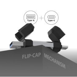 Silicon Power Usb Flash Drive C51, Usb/Usb-C, 64Gb, 120Mbps, Ασημί