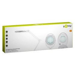 Goobay Μεγεθυντικός Φακός 60361 Με Σφιγκτήρα, Led, 3 Διόπτρες 1.75X